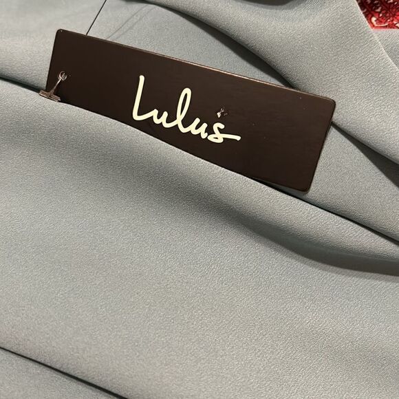 Lulu’s Groove Thing Sage Green Swing Dress NWT - Picture 6 of 8